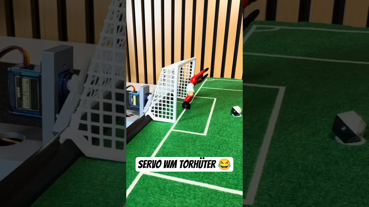 Servo Tippkick Projekt mit dem ESP32, extra zur WM #fifaworldcup #mint #diyproject #educational #diy