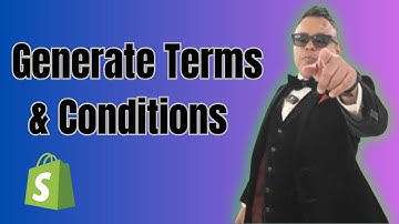 How to Generate Terms & Conditions for Shopify Online Store 2025