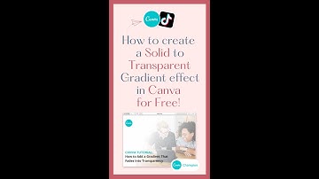 Add a Solid to Transparent Gradient effect to a Photo in Canva for FREE!