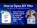 SST File Extension: SQL Server Analysis Services Tabular Model Guide