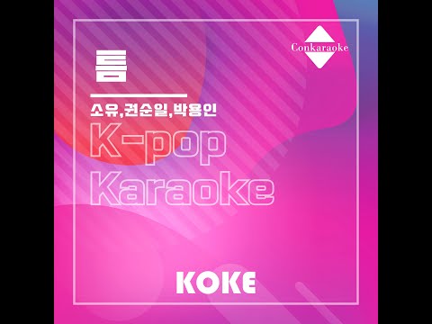 틈 : Originally Performed By 소유,권순일,박용인 Karaoke Verison