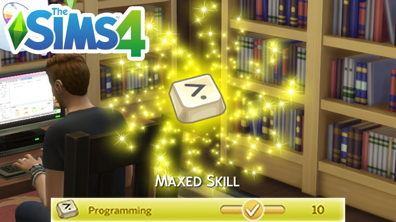 How To Max Logic Skill Cheat (Level Up Skills Cheats) - The Sims 4 