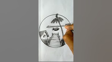 #DrawingShorts #ArtShorts #Sketching #RiversideBridge #WoodenBridge #QuickArt #ArtForBeginners