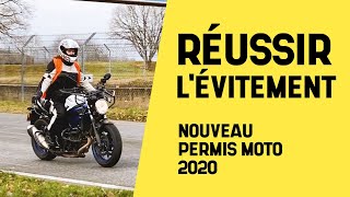 Réussir l'évitement - Nouveau permis moto 2020