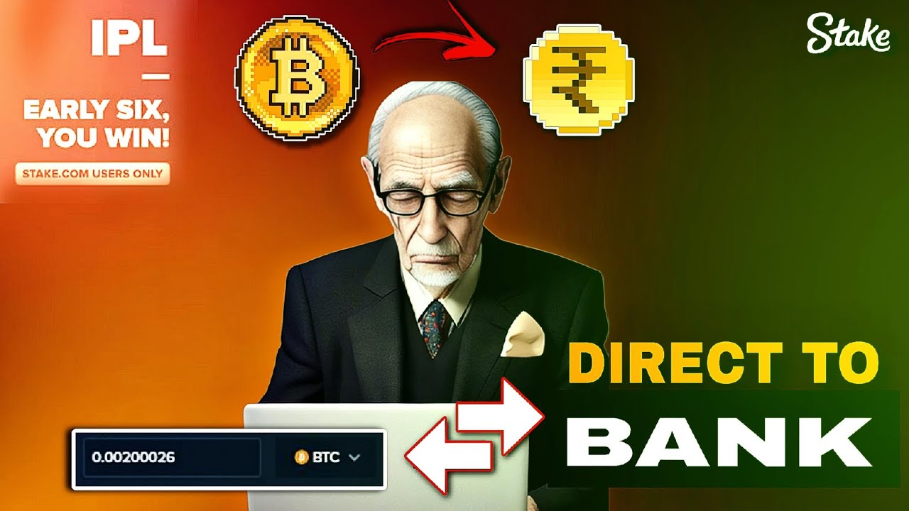 How To Withdraw Btc From Stake To Bank Account | How to Covert Btc To Inr In stake | early six bonus