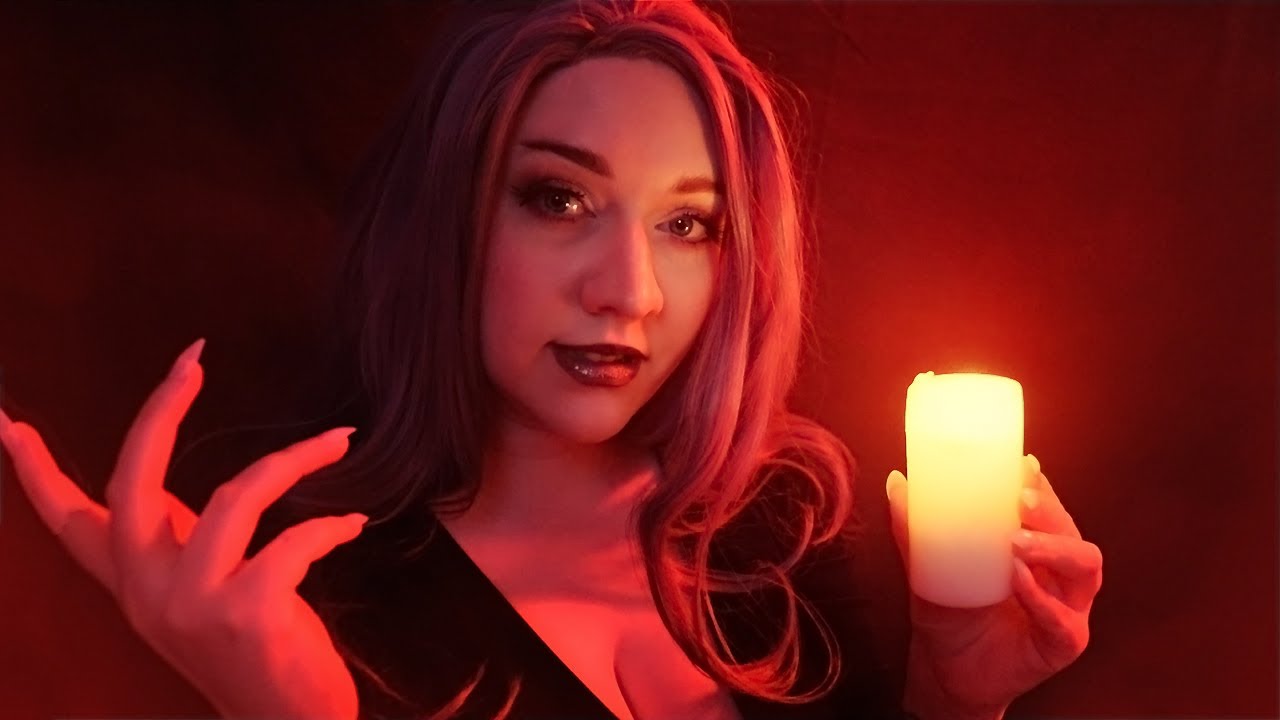 ASMR Vampire Girlfriend cares for you 🩸 (personal attention, energy plucking, layered sounds)