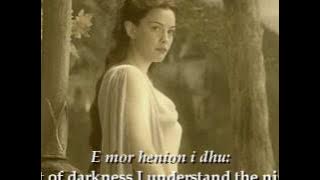 Aniron with Elvish and English Lyrics