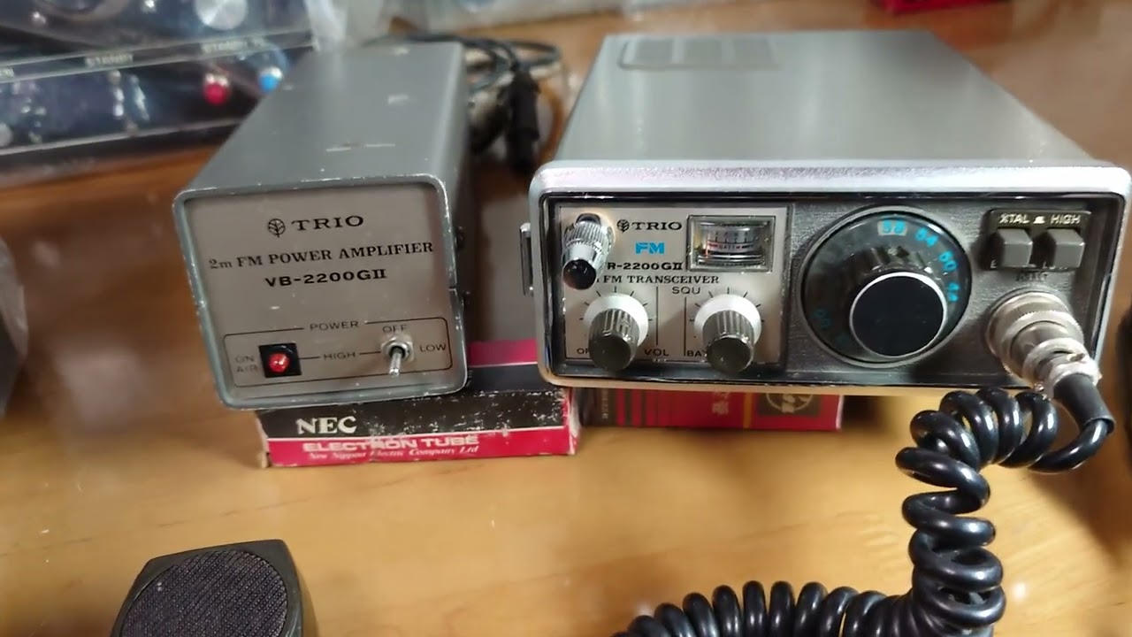 Trio TR-2300 2m FM transceiver from the good old days, amateur