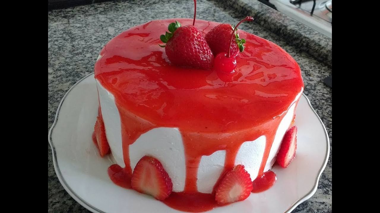 BOLO MOUSSE DE MORANGO | especial receitas de natal