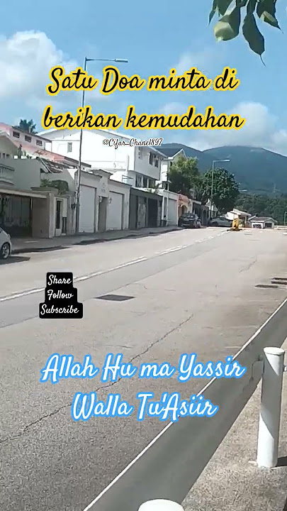Doa memohon di berikan kemudahan #doa #mukjizatdoa #islamic @Cifar_Chanel897