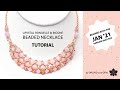 DIY Rondelle and Bicone Beaded Necklace Tutorial