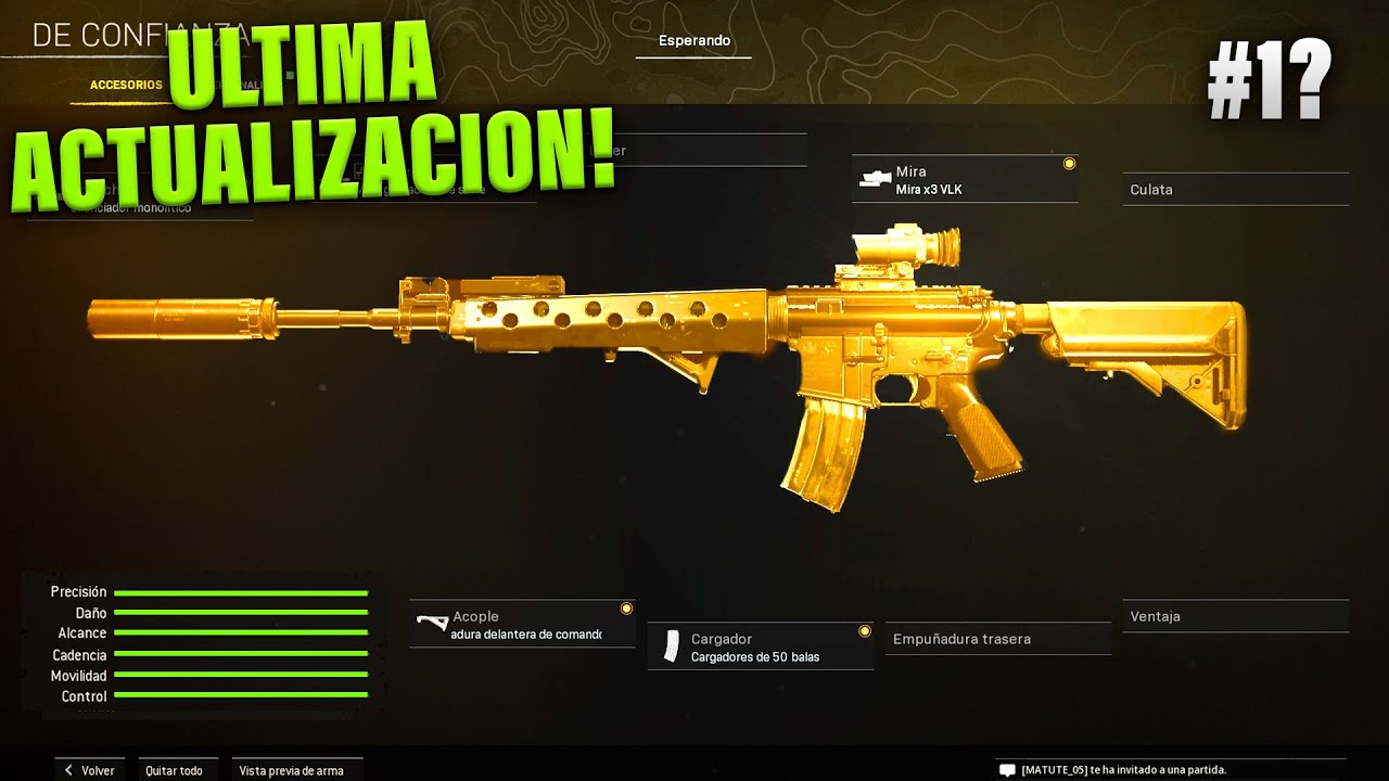 Las 5 MEJORES ARMAS META DESPUES de la ULTIMA ACTUALIZACION de WARZONE ...