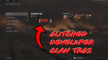 *NEW* DEVELOPER CLAN TAGS IN CALL OF DUTY: VANGUARD - IW, SHG, & RVN