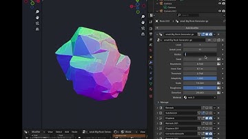 Rock Generator / Blender Geometry Nodes 4.1