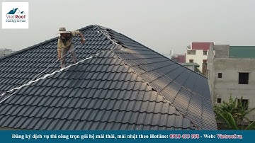 Khung kèo thép nhẹ Thi công mái ngói trọn gói hệ mái Nhật tại Hải Dương.