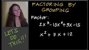 ALGEBRA: FACTORING POLYNOMIALS BY GROUPING|| by Jane Maciejewski (@janepmaciejewski2023 )