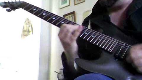 Sweet metal 7 string guitar shred 3 by Paul Lingerman