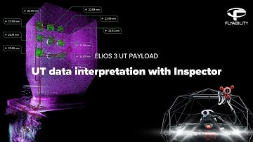 UT data interpretation with Inspector - Elios 3 UT, the ultimate UT drone for NDT inspections