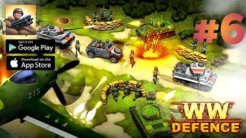 WWII Defense: RTS Army TD game || Android Defense Offline Gamplay || Level 6 || #games #androidgames