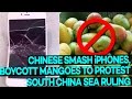 Chinese Smash Their iPhones, Boycott Mangoes to Protest South China Sea Ruling