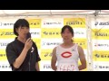 20150503 第54回福井県陸上競技選手権大会 女子100mH 優勝者インタビュー
