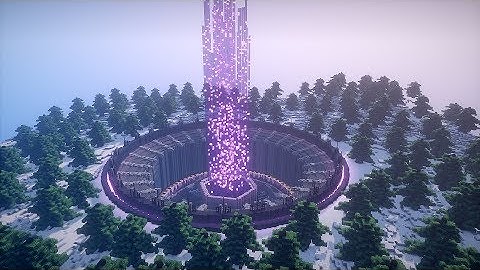 Sci-Fi End Portal! Minecraft Timelapse!
