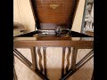 伊藤 久男 ♪月の國境♪ 1936年 78rpm record. Paragon Model No 90 phonograph