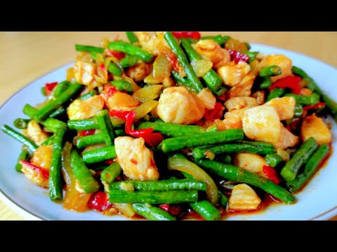 Resep Ayam Kecap Kacang Panjang