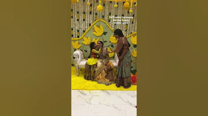 Half saree Ceremony | Hyderabad | 9030516216 #sareefunction #sareeceremony #halfsareeceremony