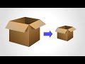 How to reduce the size of a box