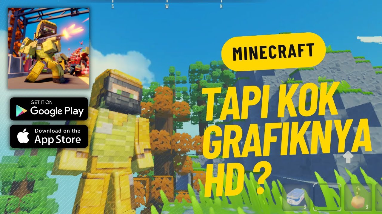 MINECRAFT TAPI KOK GRAFIKNYA HD - Huntercraft : Zombie Survival ...