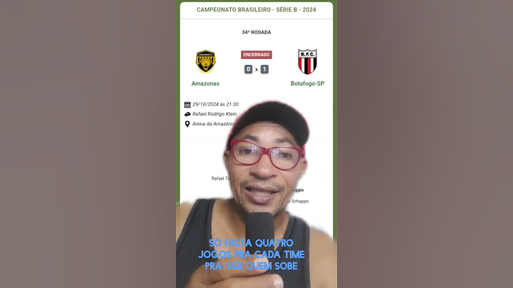 CAMPEONATO BRASILEIRO SÉRIE B  - 2024 - RODADA 34° - AMAZONAS  0 X 1 BOTAFOGO  - SP