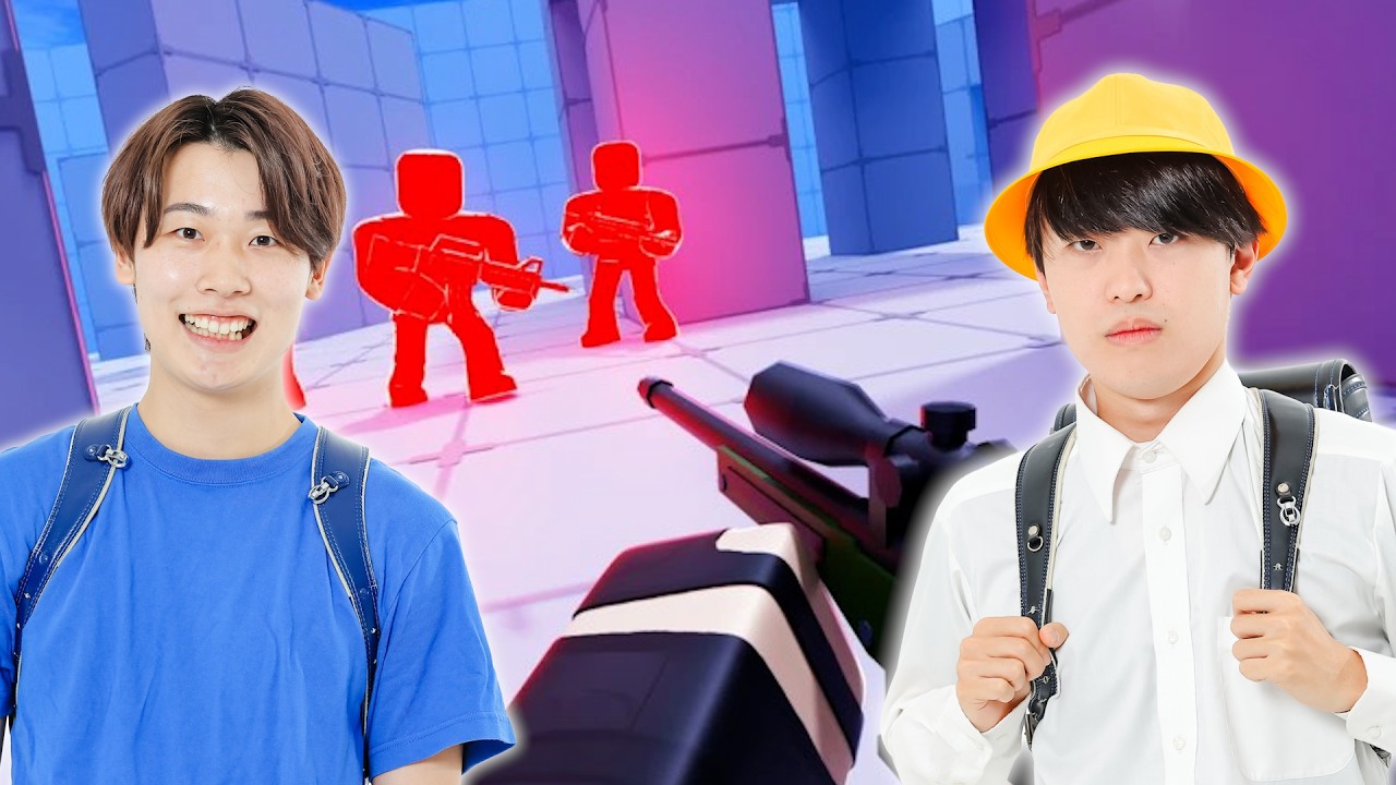 【ロブロックス】ライバル初見プレイで敵を倒しまくる！やねすけ&きいた