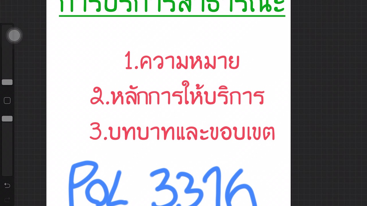 บริการ หมายถึง  New Update  การบริการสาธารณะ(pol3316) - รัฐศาสตร์podcast