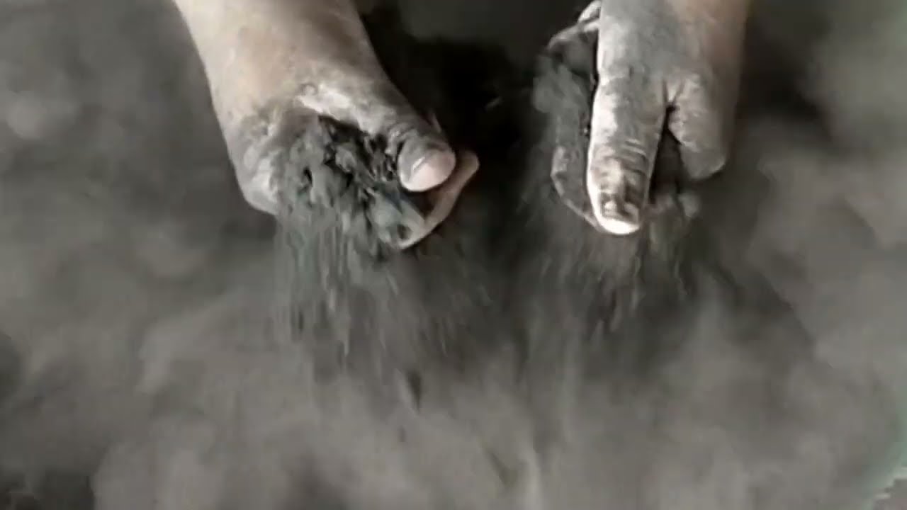 ASMR:pure charcoal amazing dusty smokey crumbling_totally satisfying.