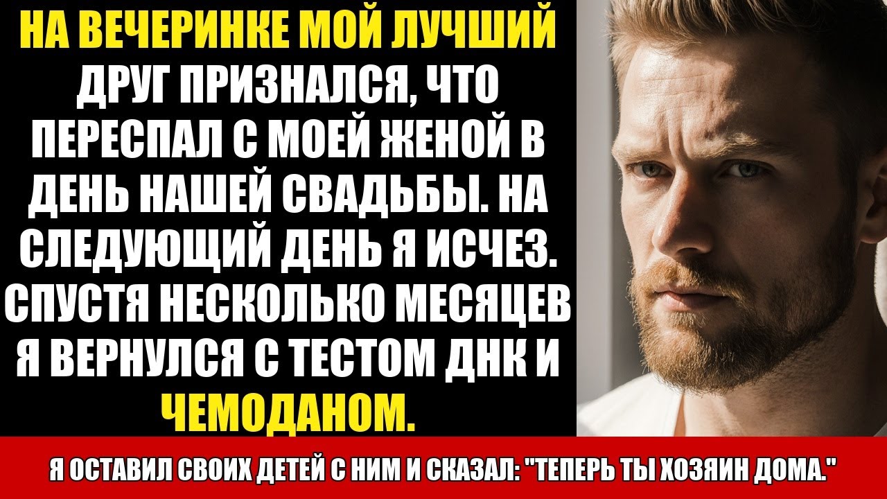 НА ВЕЧЕРИНКЕ МОЙ ЛУЧШИЙ ДРУГ ПРИЗНАЛСЯ, ЧТО ПЕРЕСПАЛ С МОЕЙ ЖЕНОЙ В ДЕНЬ НАШЕЙ СВАДЬБЫ. НА СЛЕДУЮЩИЙ