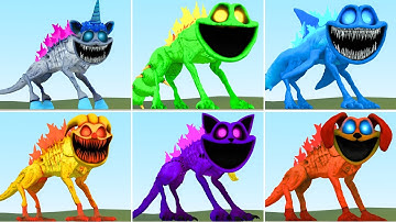 I Played DeathMatch Game With All Godzilla Smiling Critters Poppy Playtime Chapter 3 in Garry