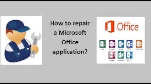 Microsoft Office - How to Repair an application {easy & Simple}