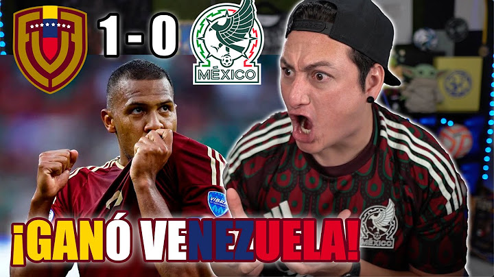 ¡SOMOS UN COMPLETO DESASTRE! Reacciones Venezuela 1-0 México
