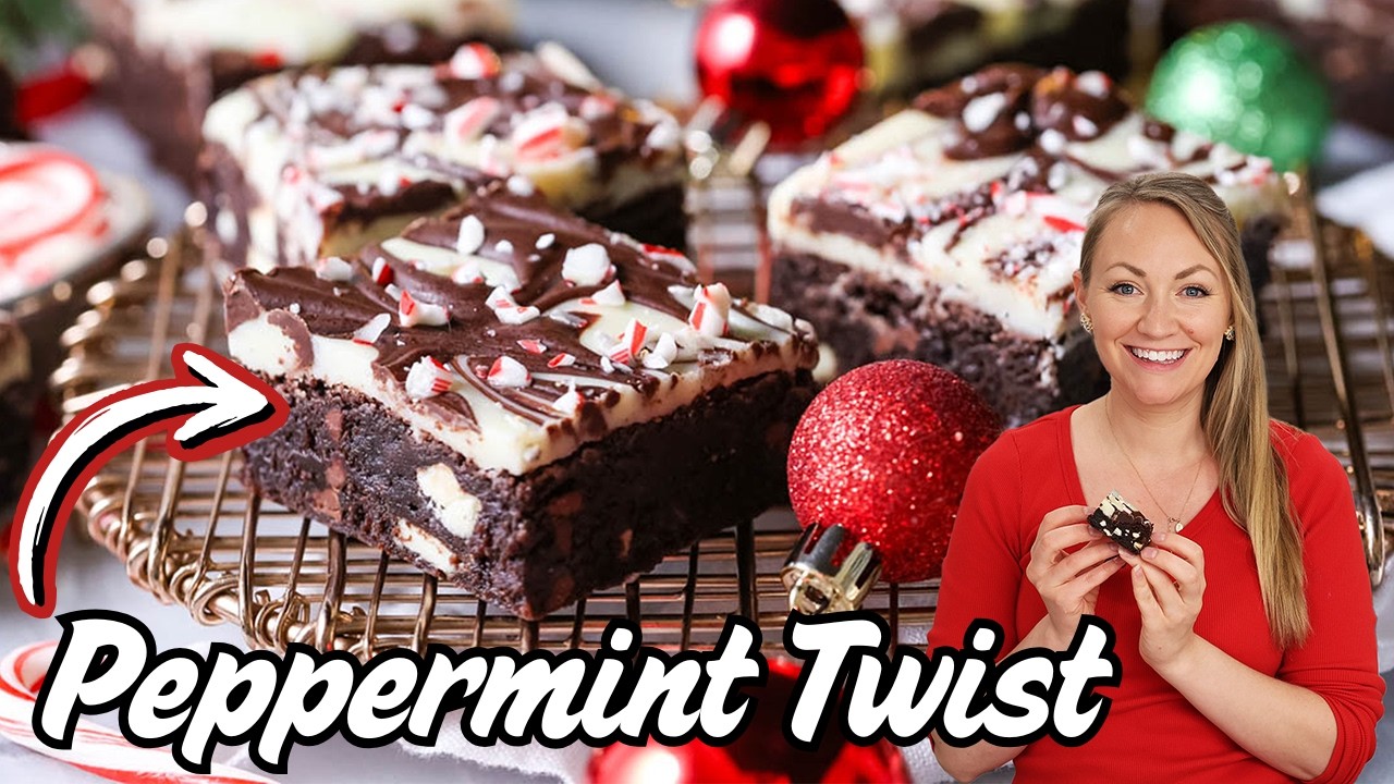 Брауни с корой перечной мяты, которые вы будете готовить каждый год