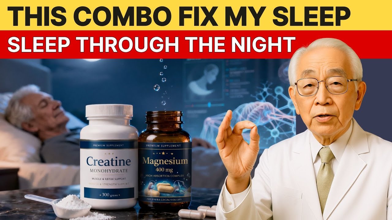 Japan’s Oldest Doctor: The combination of Creatine and Magnesium helped me get a deep sleep