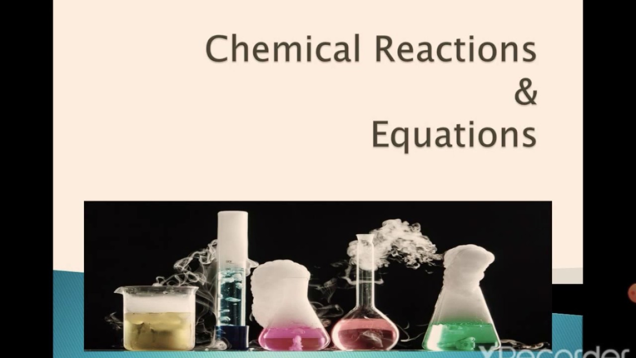 Grade 10::Chapter 1:: Chemical reactions and equation (Part 1) - YouTube