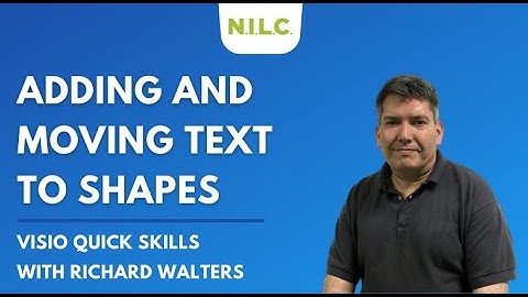 Adding Text To Microsoft Visio Shapes and Moving Text Around Shapes