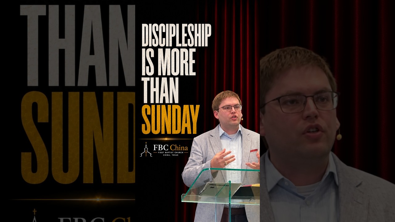 Discipleship Is More Than Sunday