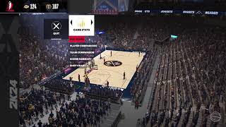 LIVE | NBA 2K24 Playoffs GAMEPLAY | Denver Nuggets vs Los Angeles Lakers| 1st Round Game 1