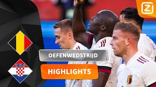 Superspits Lukaku Doet Het Weer België Vs Kroatië Vriendschappelijke Interland Samenvatting