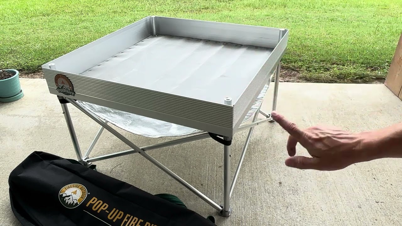 Tailgate fitpit you can take anywere