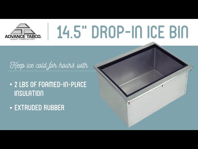 Regency 18 x 24 Stainless Steel Drop-In Ice Bin