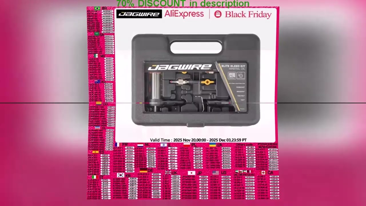 A must-have product! JAGWIRE Elite Bleed Kit Hydraulic Disc Brake Oiling Tool Bicycle Brake Oil Fi