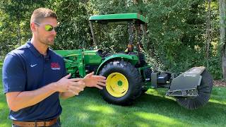 Use A Rotary Broom To Dethatch Your Lawn! Parking Lot Sweeping Is Easy With A Rotary Broom